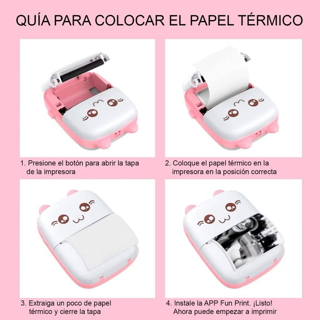 Mini Impresora Portátil Bluetooth