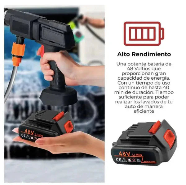 Hidrolavadora Portátil Recargable 2